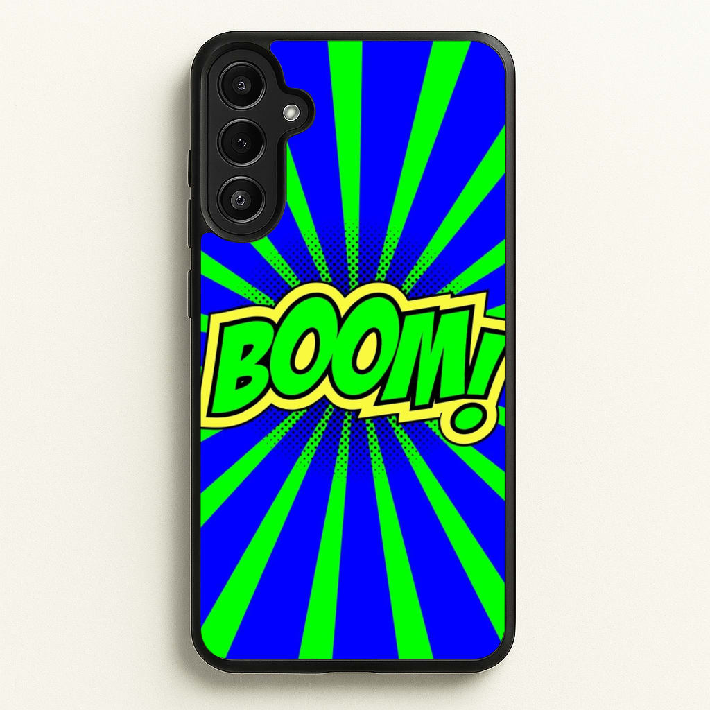 Boom - Pop Art - Pop Art Phone Case for Galaxy A34