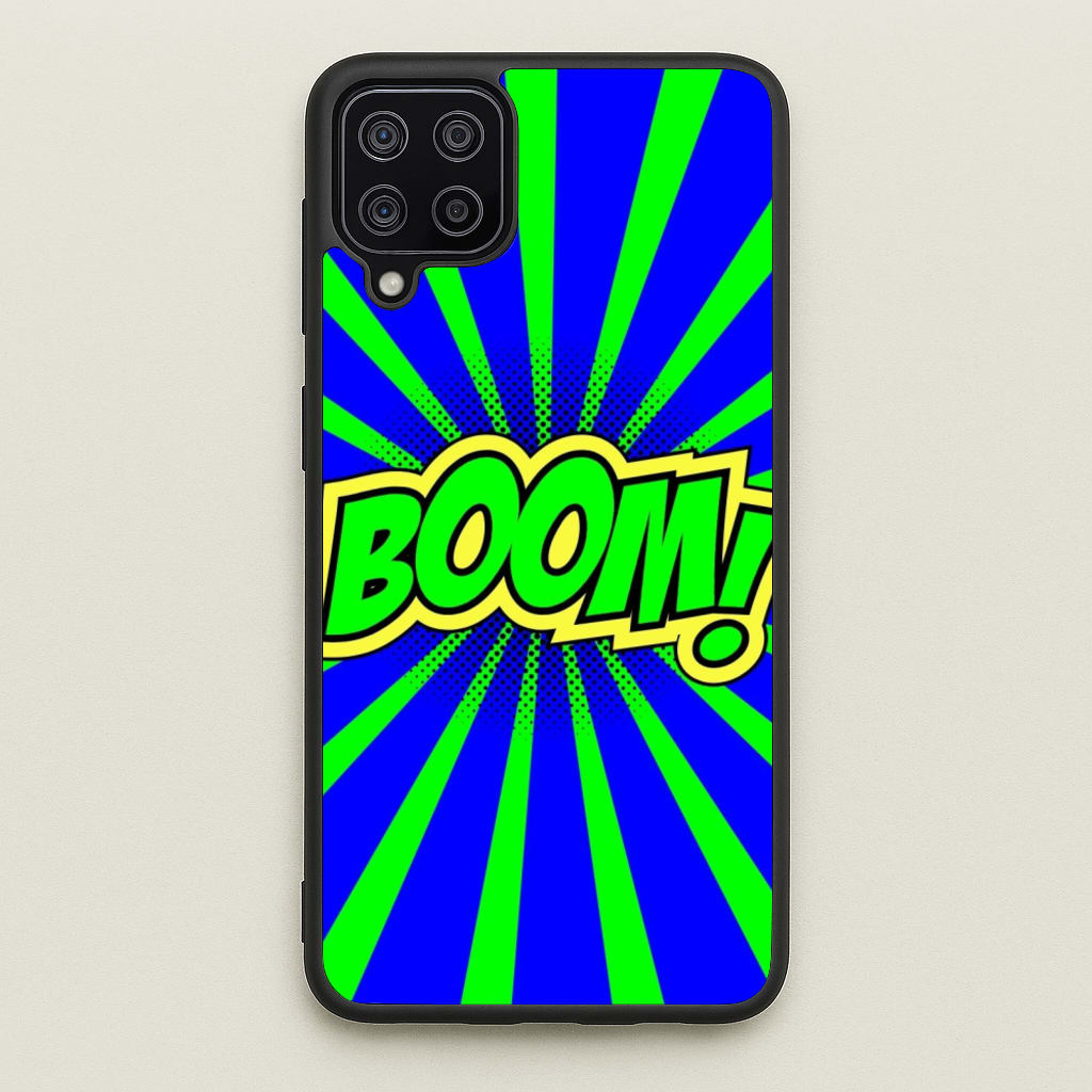Boom - Pop Art - Pop Art Phone Case for Galaxy A12