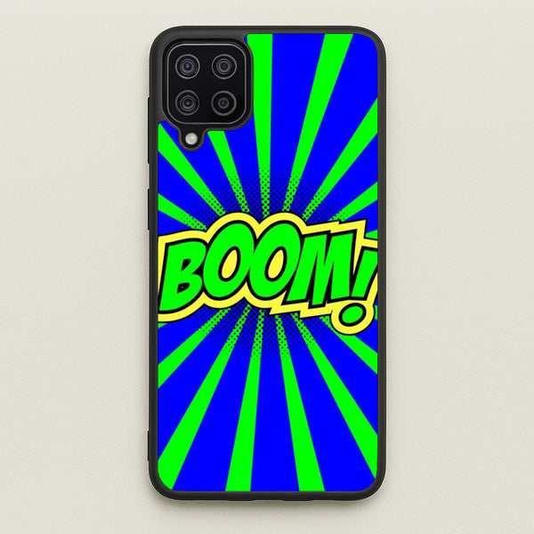 Boom - Pop Art - Pop Art Phone Case for Galaxy A12