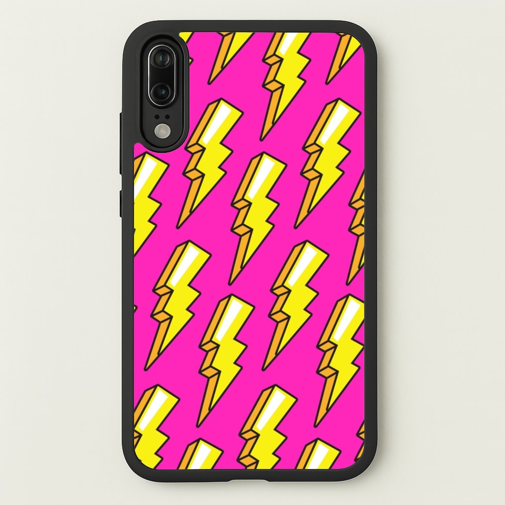 Pop Art Lightning - Pop Art Phone Case for Huawei P20