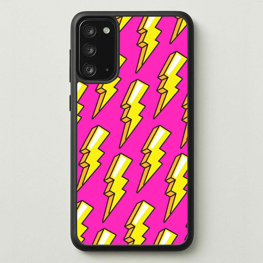 Pop Art Lightning - Pop Art Phone Case for Galaxy Note 20