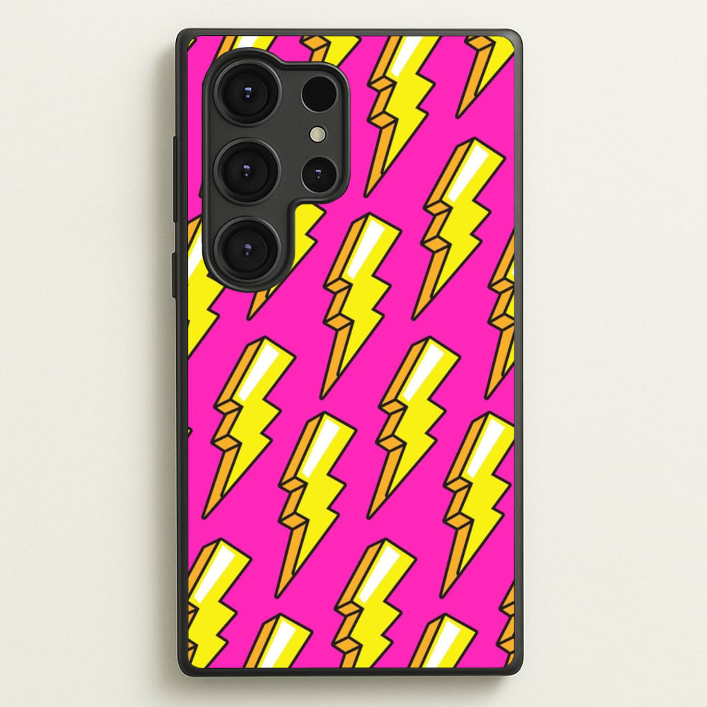 Pop Art Lightning - Pop Art Phone Case for Galaxy S25 Ultra