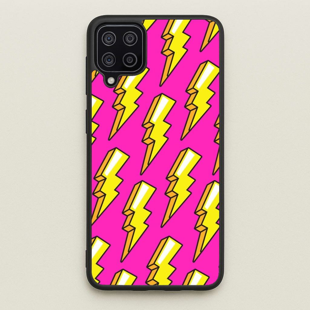 Pop Art Lightning - Pop Art Phone Case for Galaxy A12