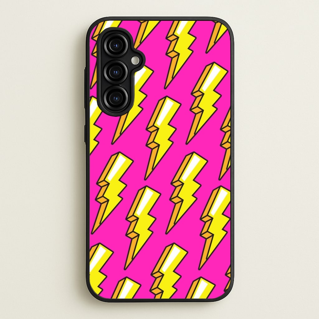 Pop Art Lightning - Pop Art Phone Case for Galaxy A54