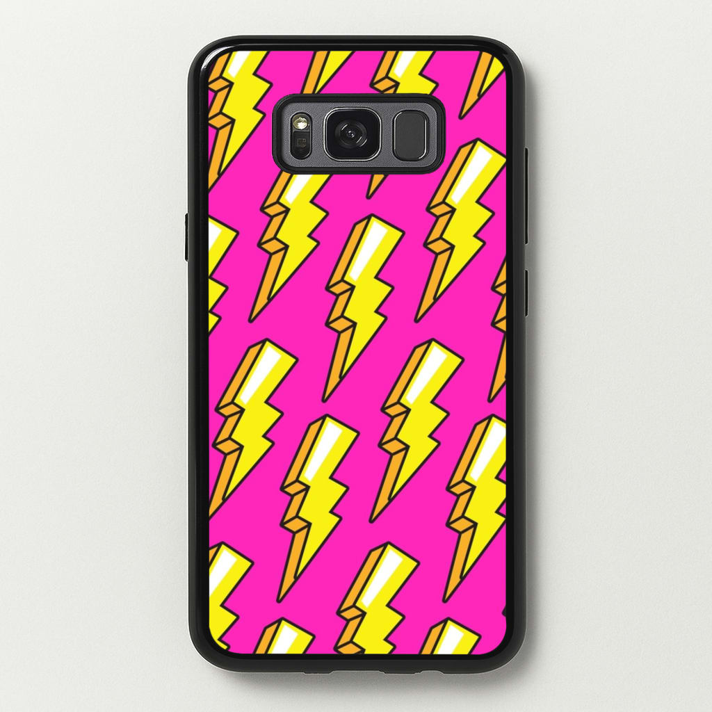 Pop Art Lightning - Pop Art Phone Case for Galaxy S8