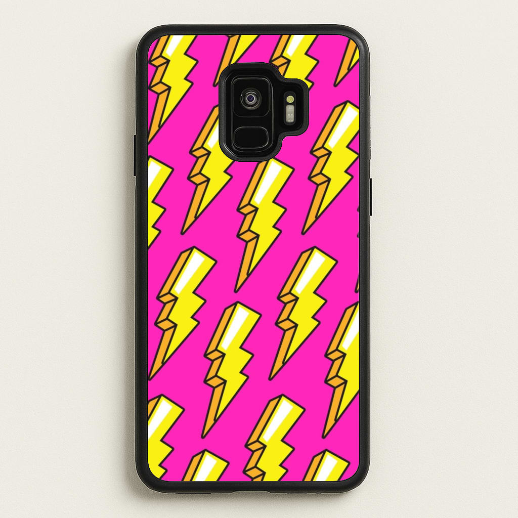 Pop Art Lightning - Pop Art Phone Case for Galaxy S9