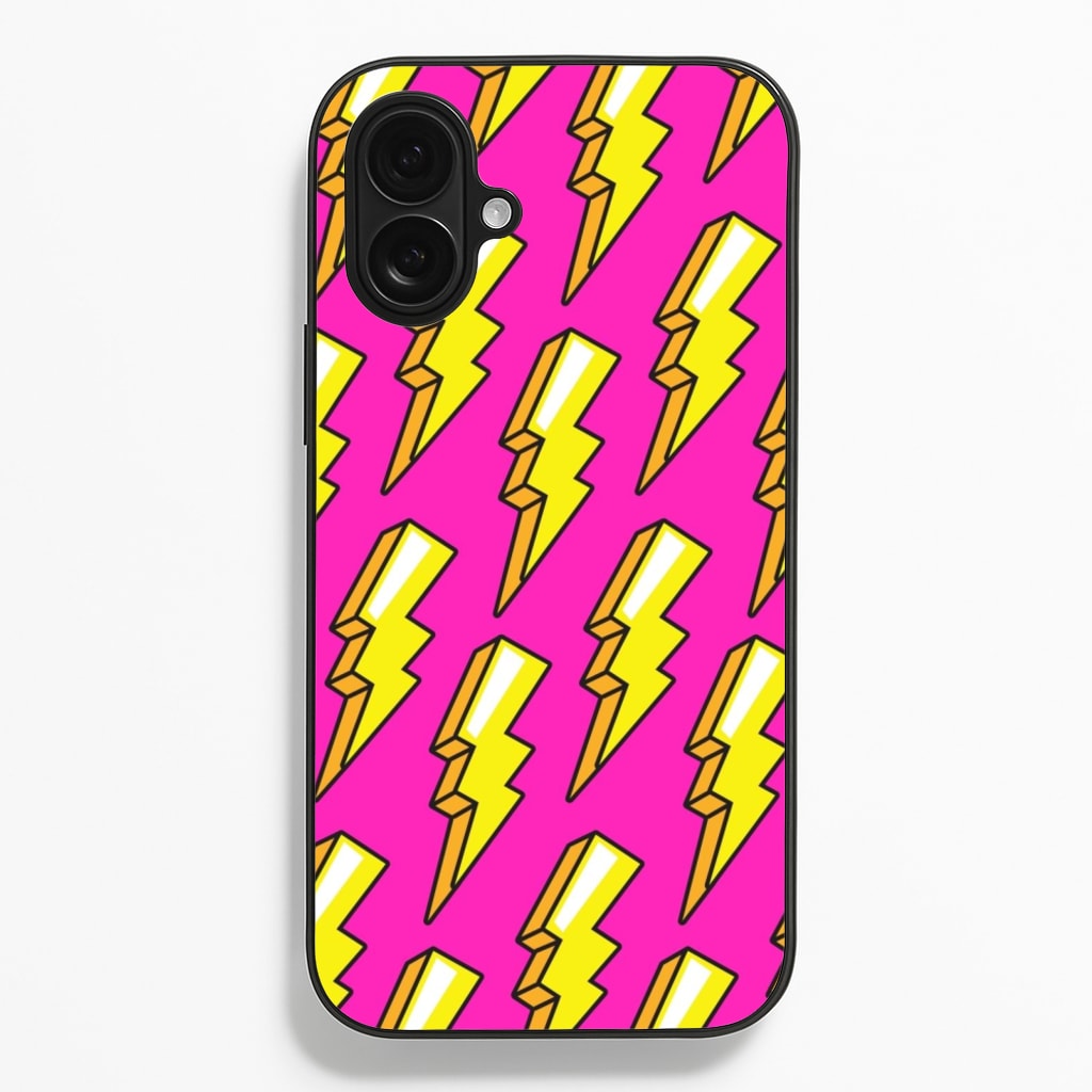 Pop Art Lightning - Pop Art Phone Case for iPhone 16 Plus