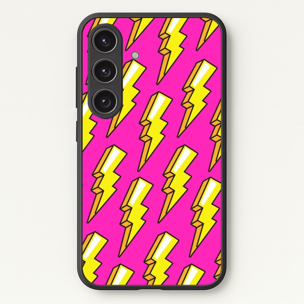 Pop Art Lightning - Pop Art Phone Case for Galaxy S24FE