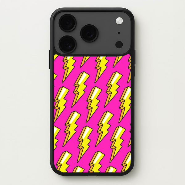 Pop Art Lightning Phone Case for iPhone 17 Pro Max