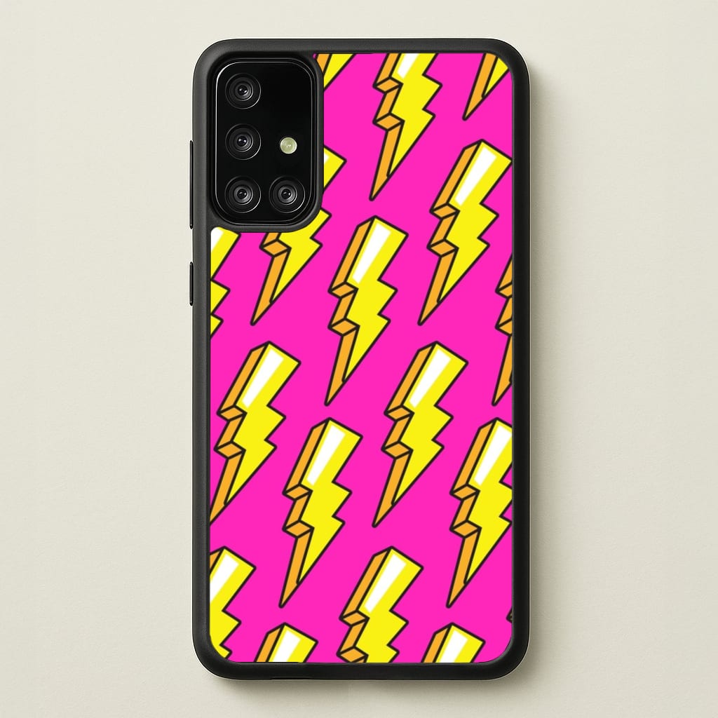 Pop Art Lightning - Pop Art Phone Case for Galaxy A71