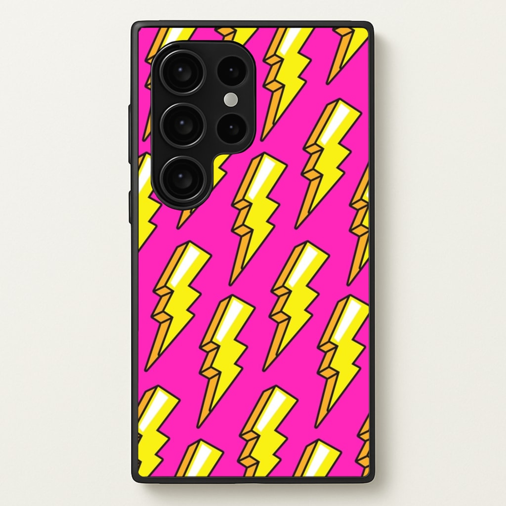 Pop Art Lightning - Pop Art Phone Case for Galaxy S24 Ultra