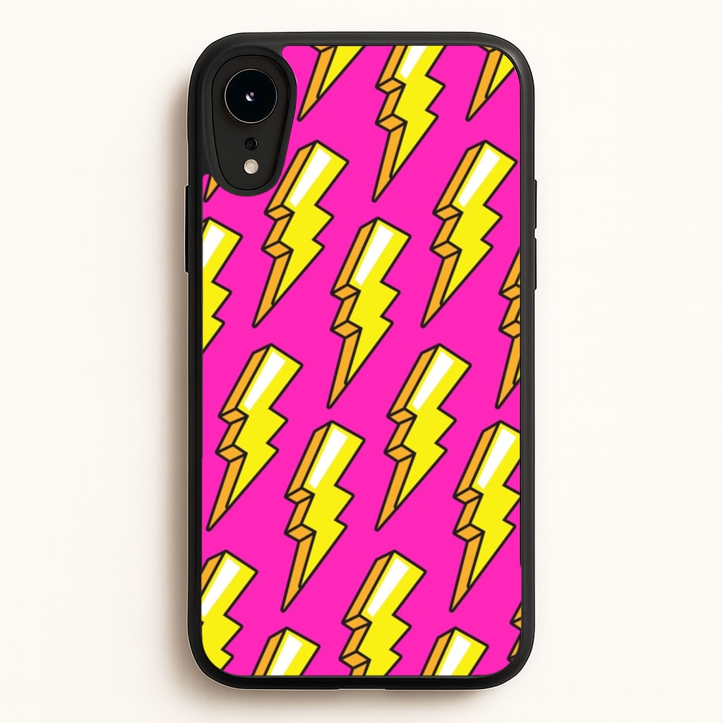 Pop Art Lightning - Pop Art Phone Case for iPhone XR