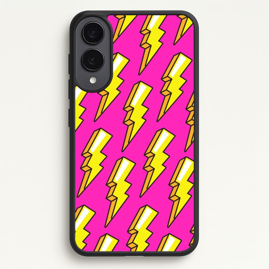 Pop Art Lightning - Pop Art Phone Case for Galaxy S25 Edge