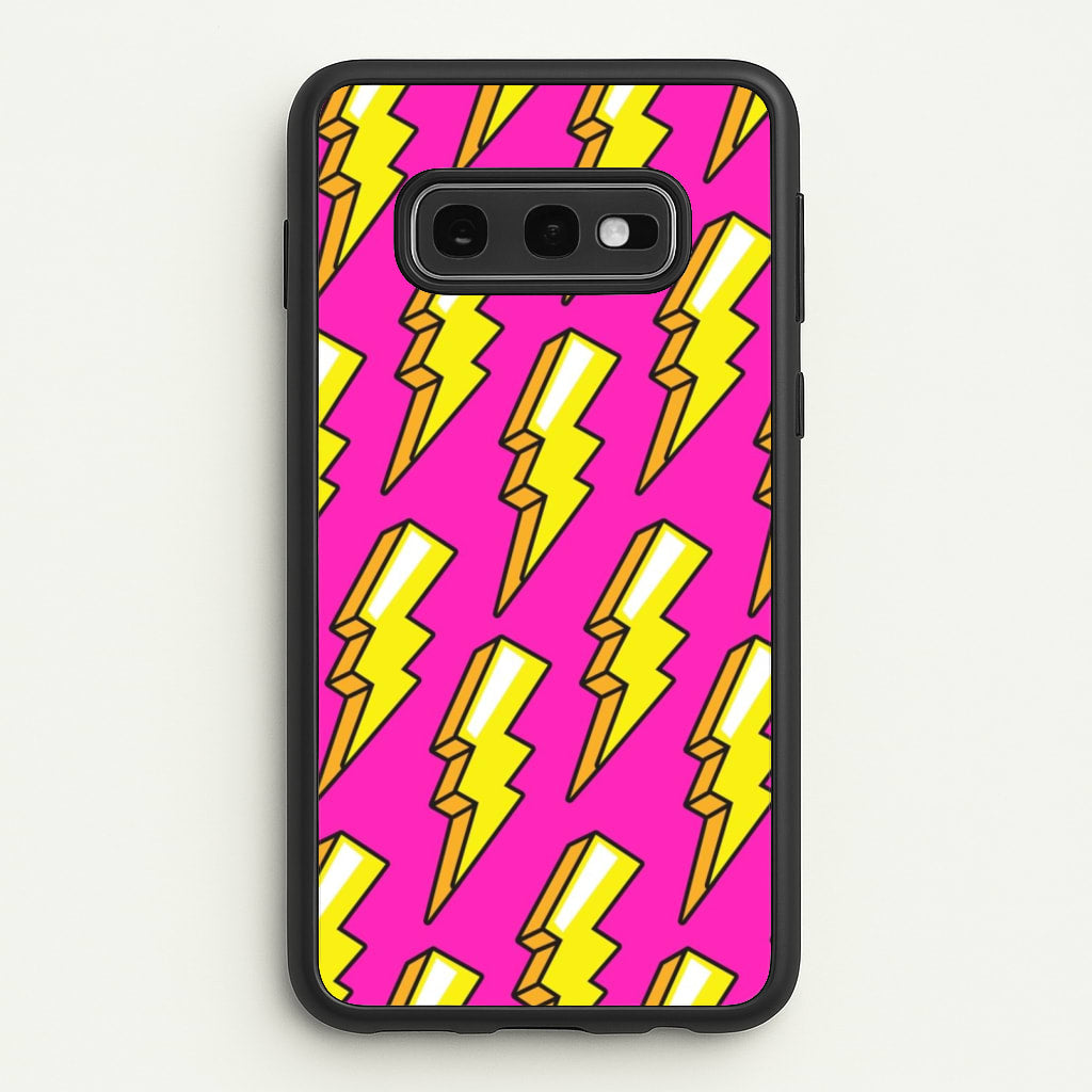 Pop Art Lightning - Pop Art Phone Case for Galaxy S10e