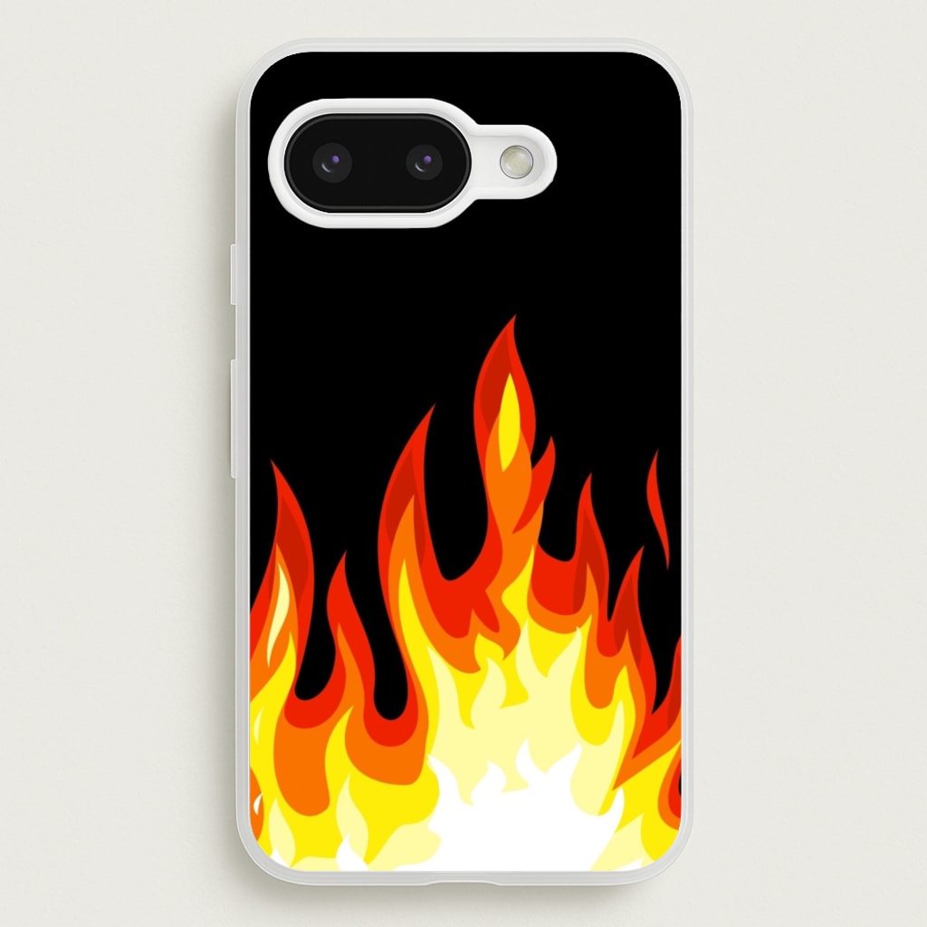 Black Flame - Phone Case for Google Pixel 9a