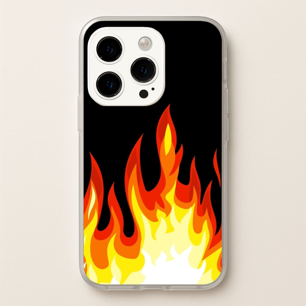 Black Flame - Phone Case for iPhone 15 Pro Max
