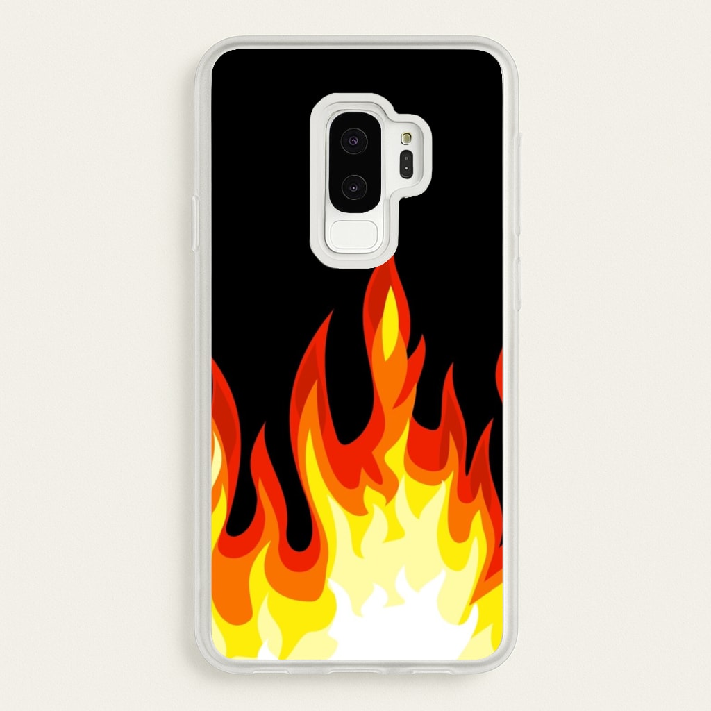 Black Flame - Phone Case for Galaxy S9 Plus