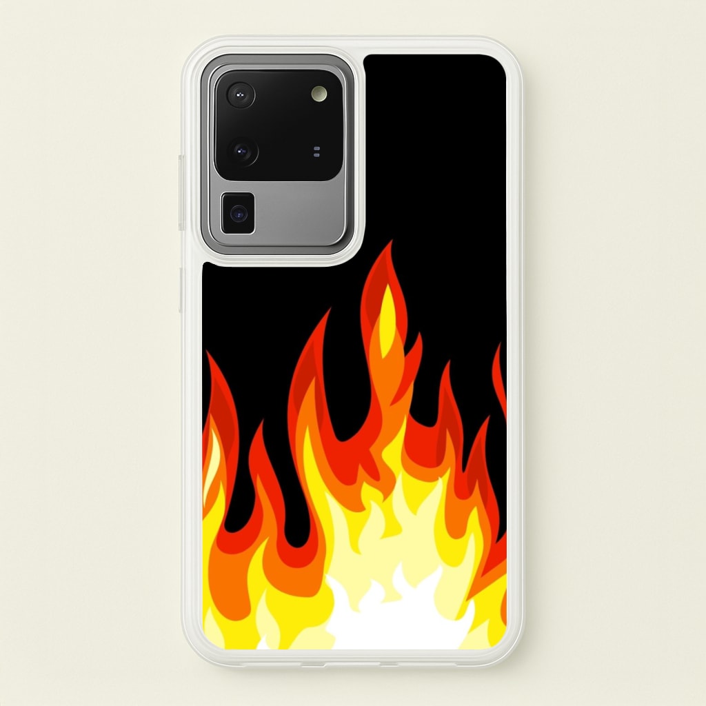 Black Flame - Phone Case for Galaxy S20 Ultra