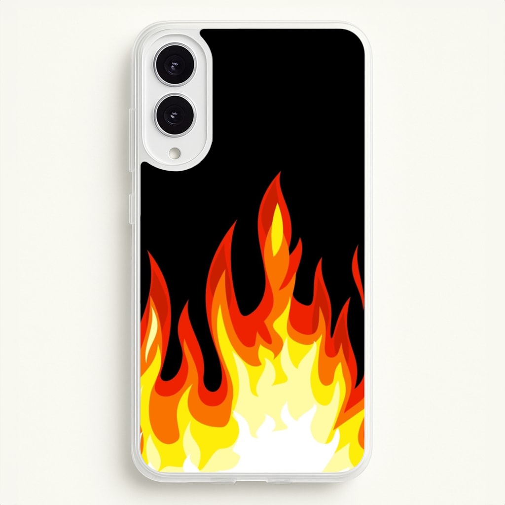 Black Flame - Phone Case for Galaxy S25 Edge