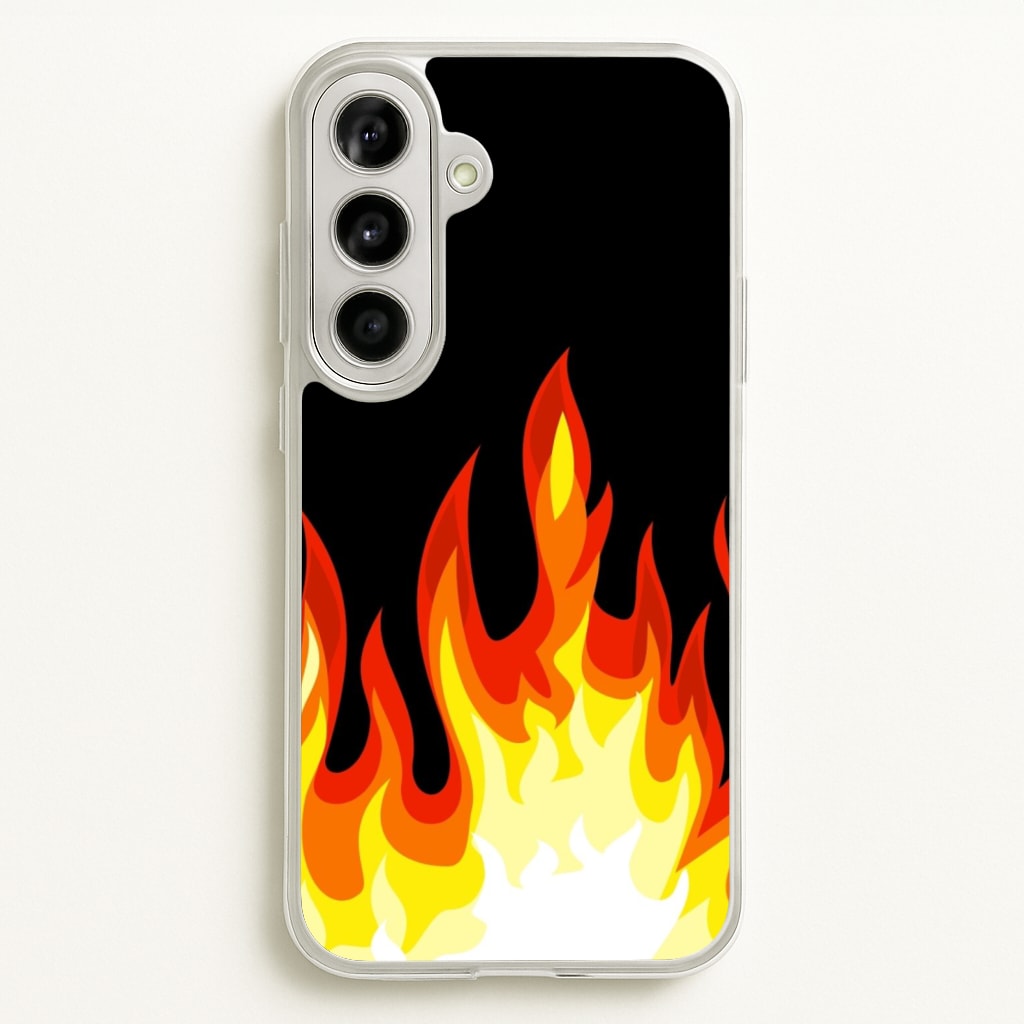 Black Flame - Phone Case for Galaxy A56