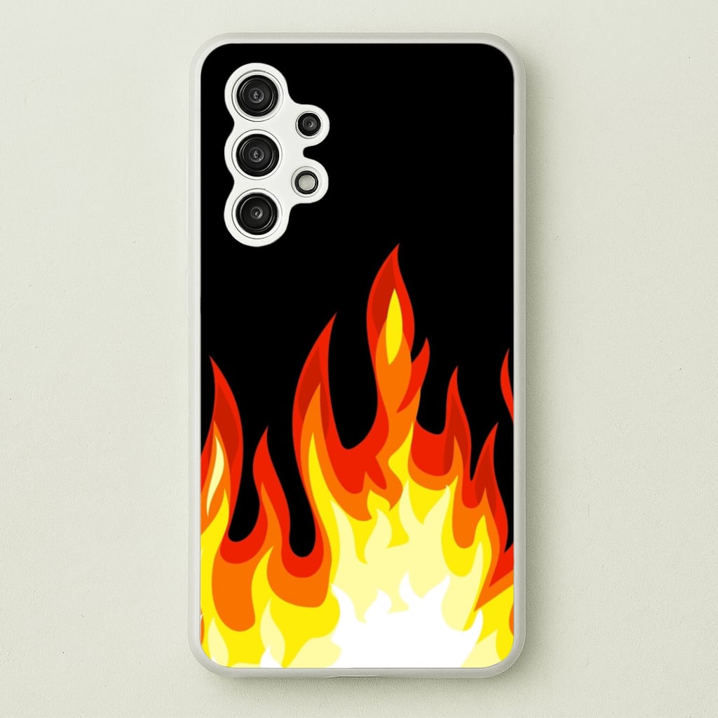 Black Flame - Phone Case for Galaxy A13