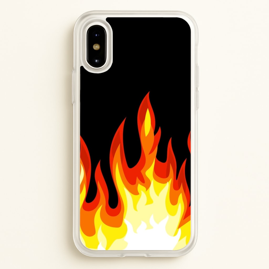 Black Flame - Phone Case for iPhone X / XS