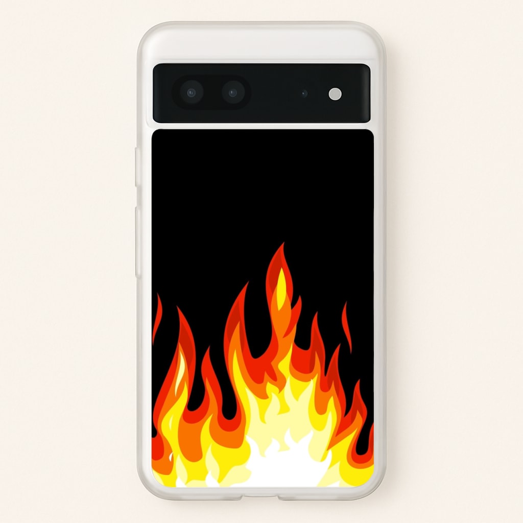 Black Flame - Phone Case for Google Pixel 7