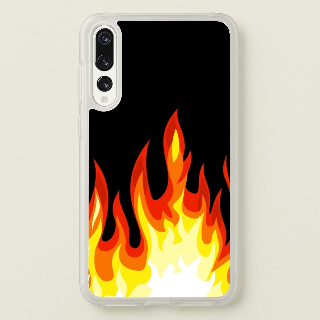 Black Flame - Phone Case for Huawei P20 Pro