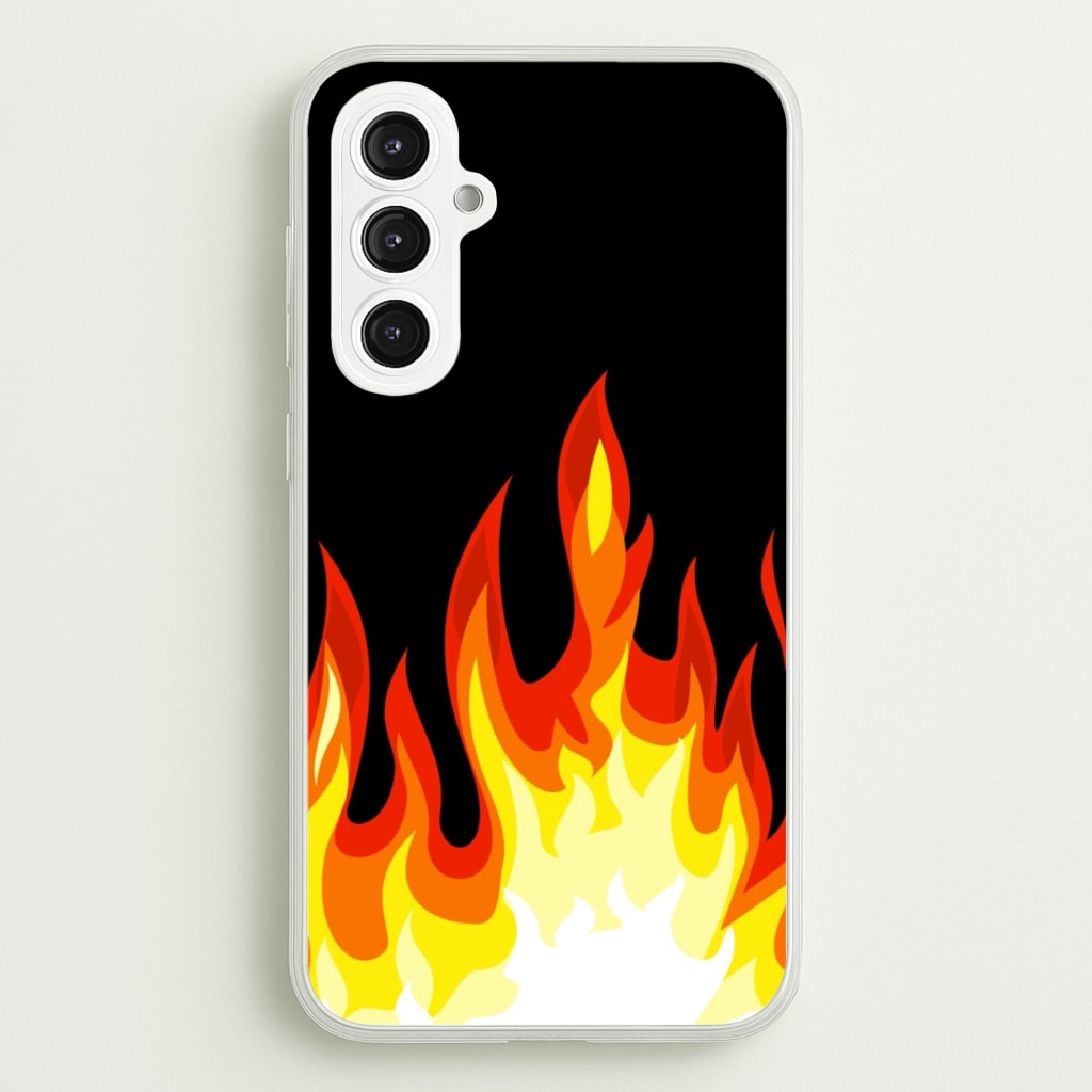 Black Flame - Phone Case for Galaxy S23FE