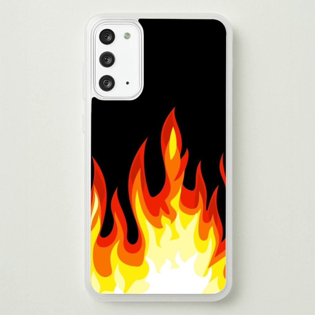 Black Flame - Phone Case for Galaxy Note 20