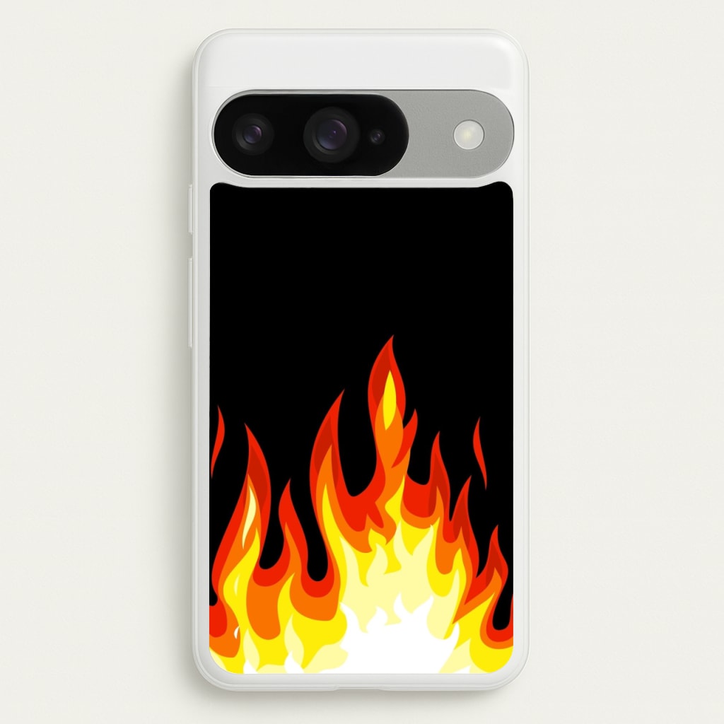Black Flame Phone Case for Google Pixel 10 / 10 Pro
