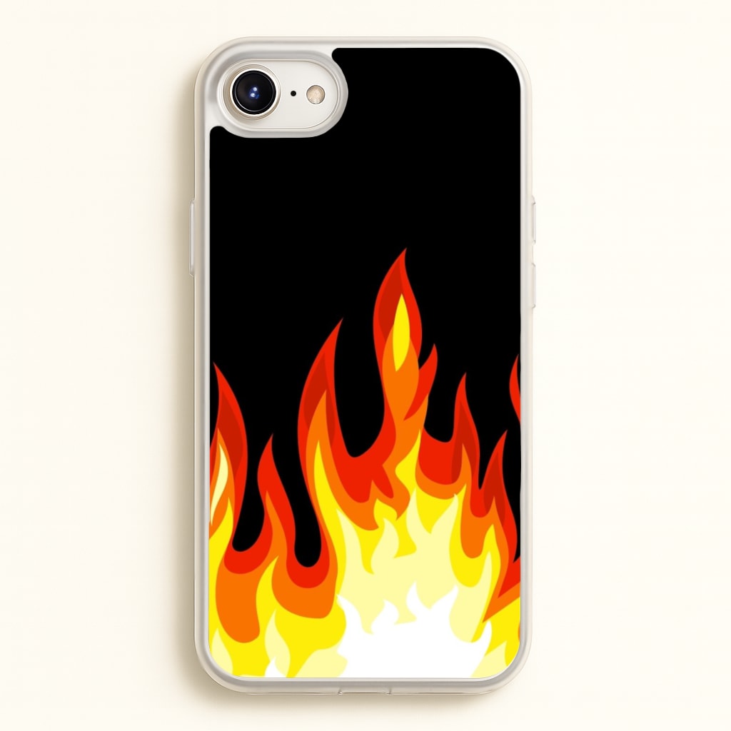 Black Flame - Phone Case for iPhone 6 Plus / 7 Plus / 8 Plus