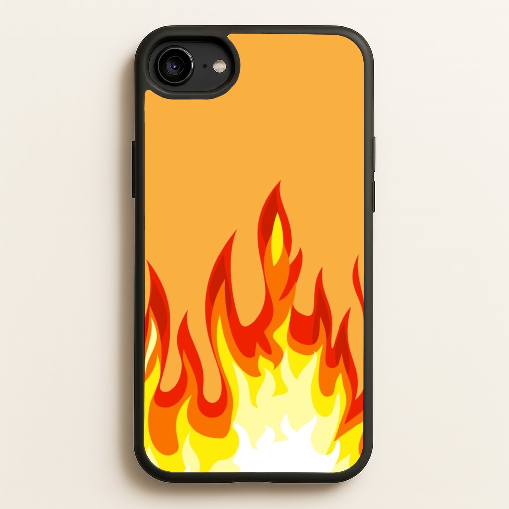 Orange Flame - Flame Phone Case for iPhone 6 / 7 / 8 / SE