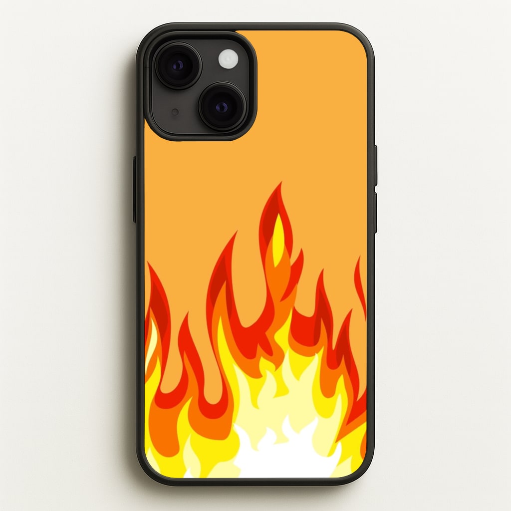 Orange Flame - Flame Phone Case for iPhone 13