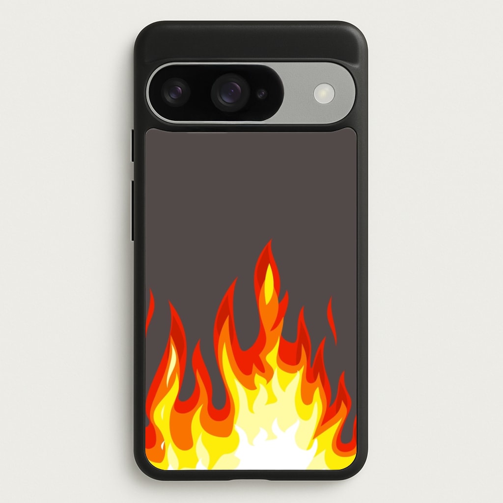Grey Flame Phone Case for Google Pixel 10 / 10 Pro