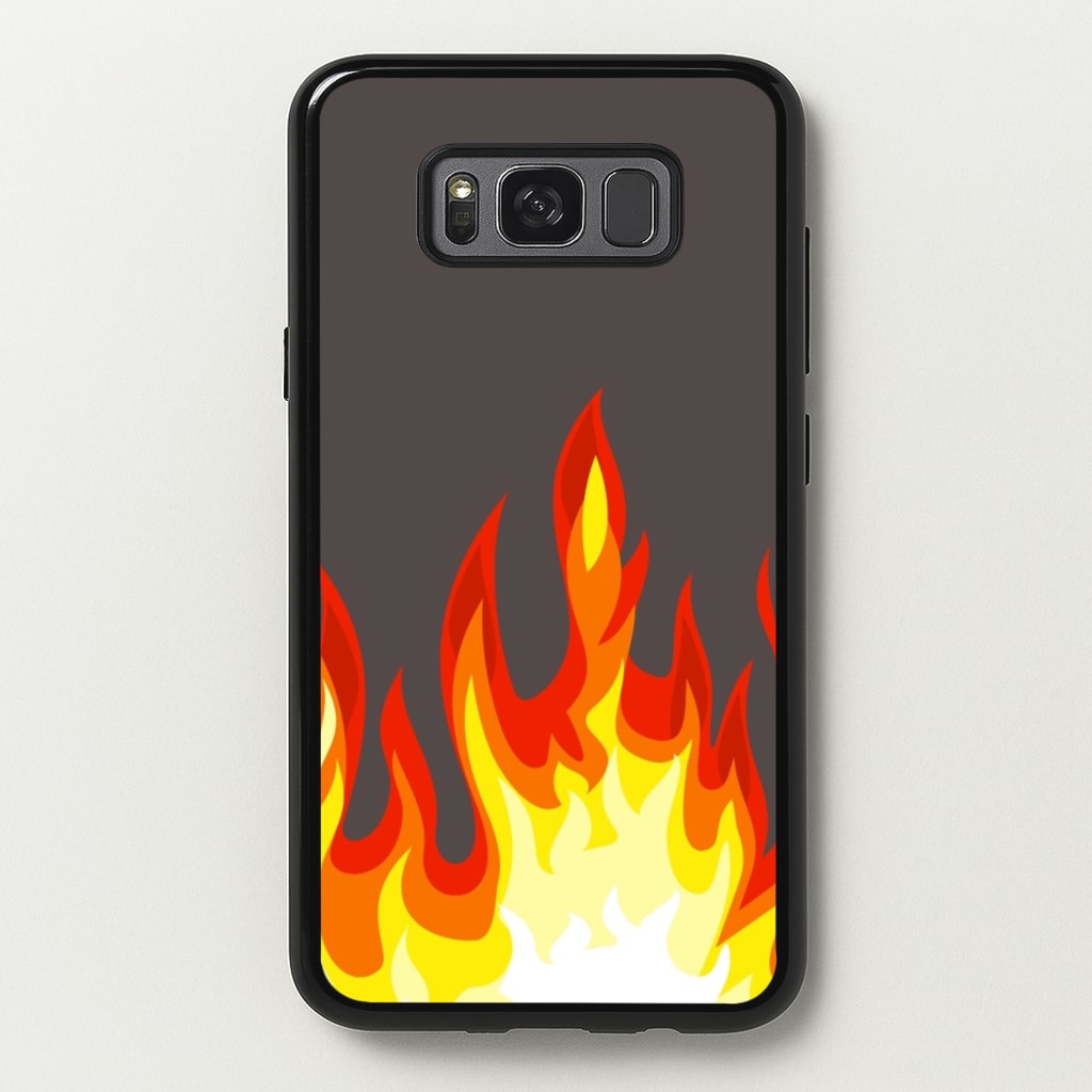 Grey Flame - Flame Phone Case for Galaxy S8 Plus