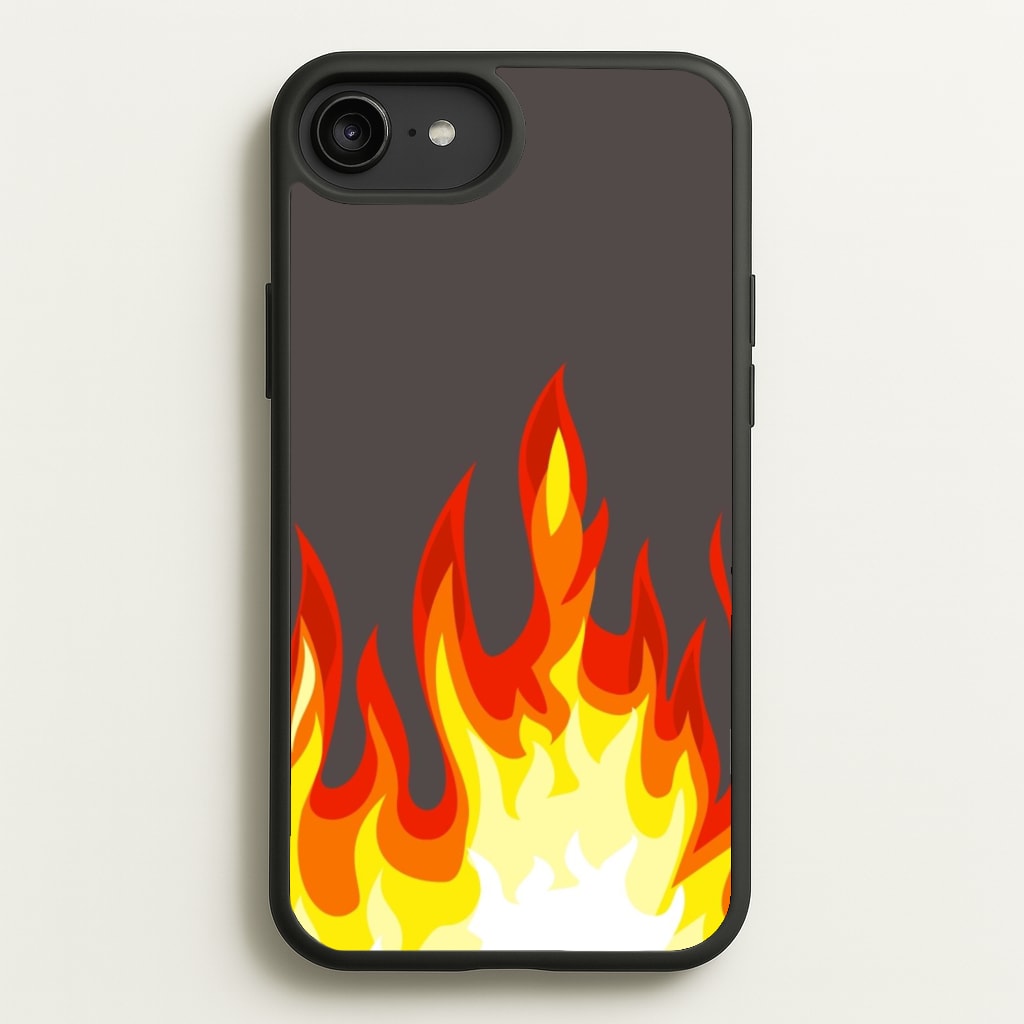 Grey Flame - Flame Phone Case for iPhone 6 Plus / 7 Plus / 8 Plus