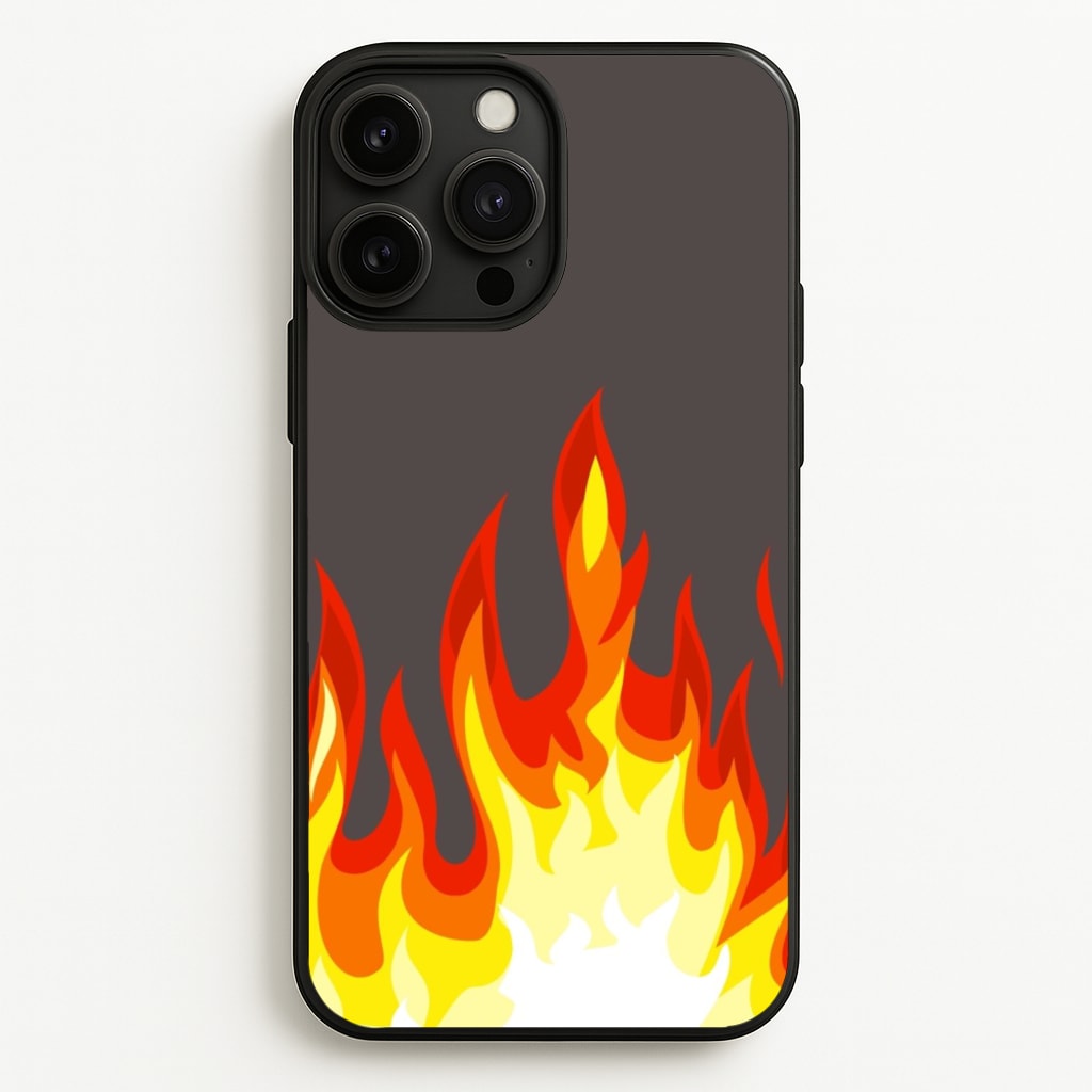 Grey Flame - Flame Phone Case for iPhone 13 Pro Max