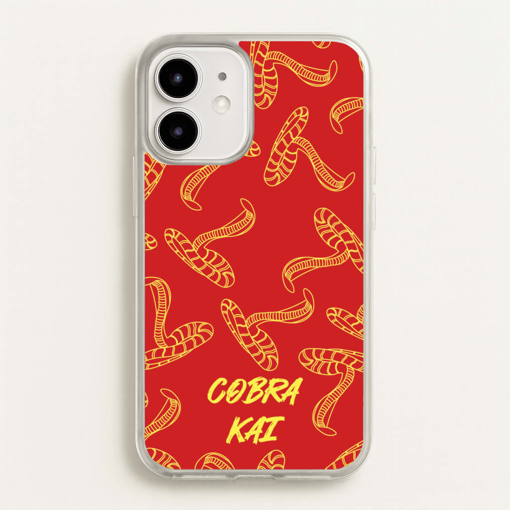 Snake Collage - Cobra Kai Phone Case for iPhone 12 / 12 Pro
