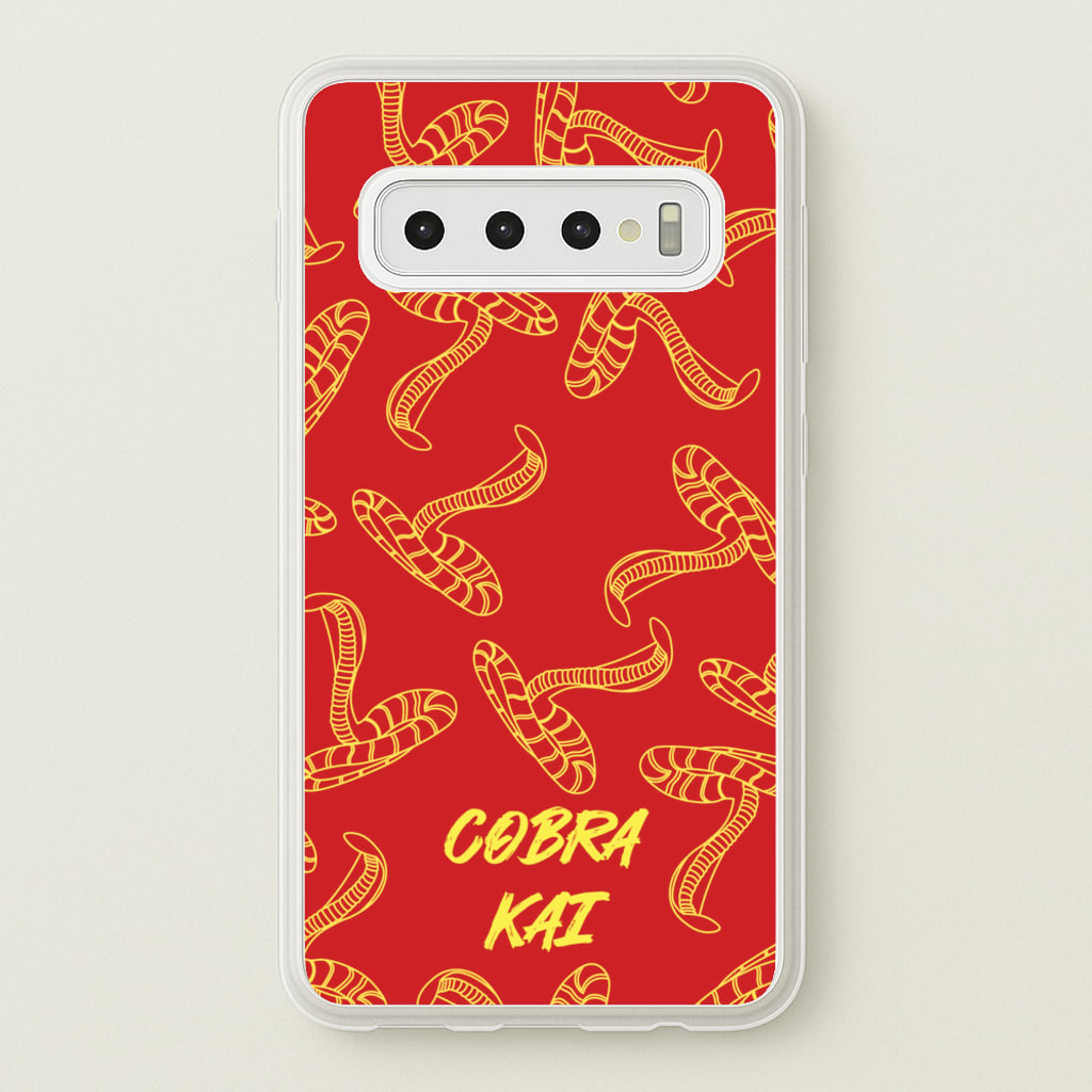 Snake Collage - Cobra Kai Phone Case for Galaxy S10