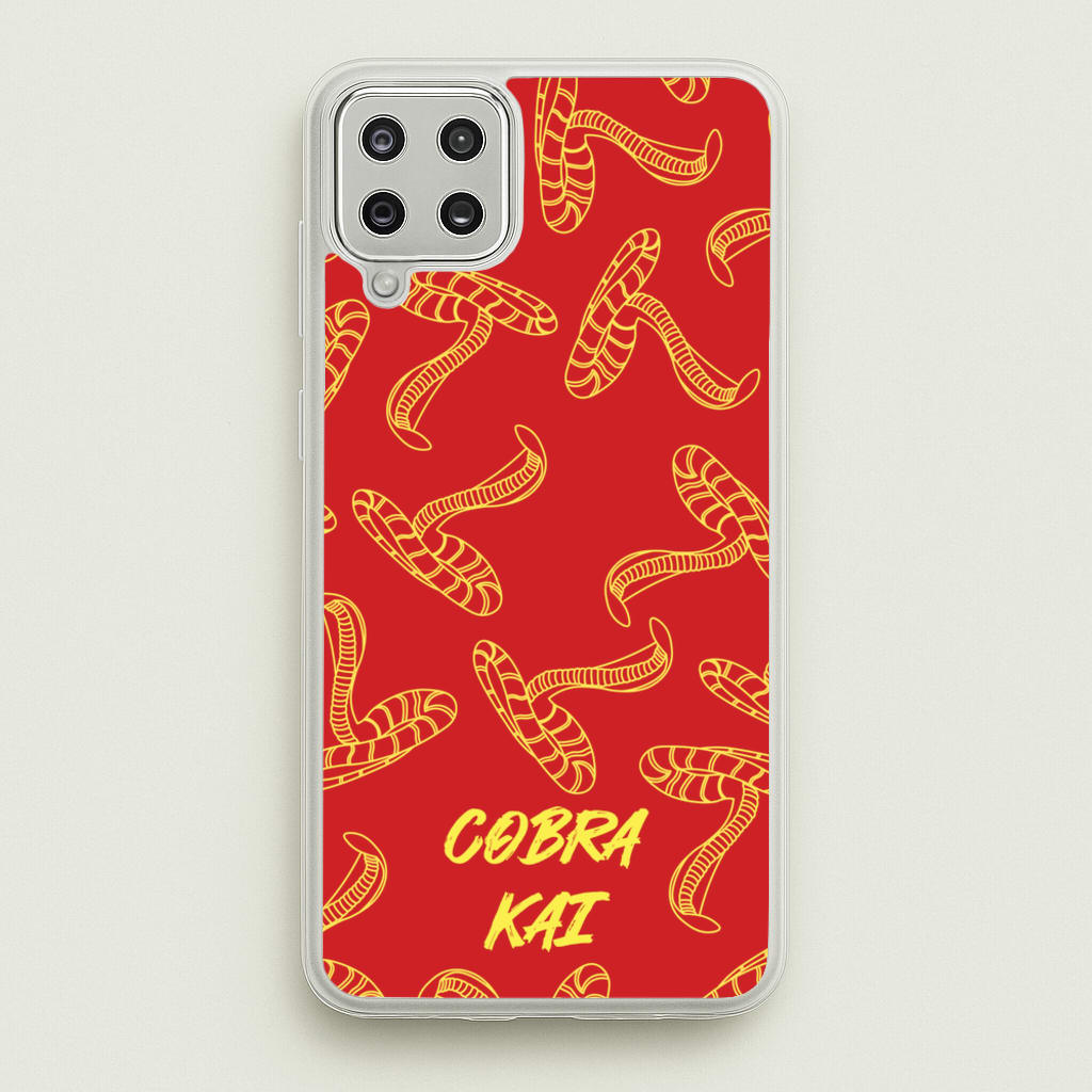 Snake Collage - Cobra Kai Phone Case for Galaxy A12