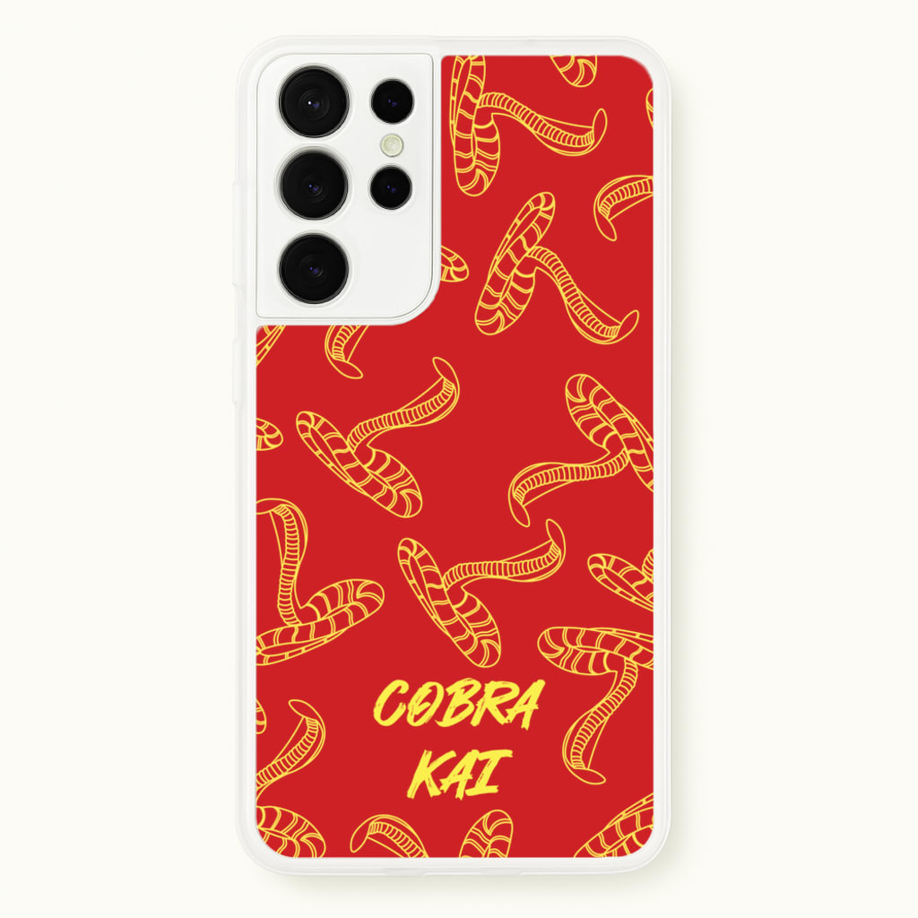 Snake Collage - Cobra Kai Phone Case for Galaxy S21 Ultra