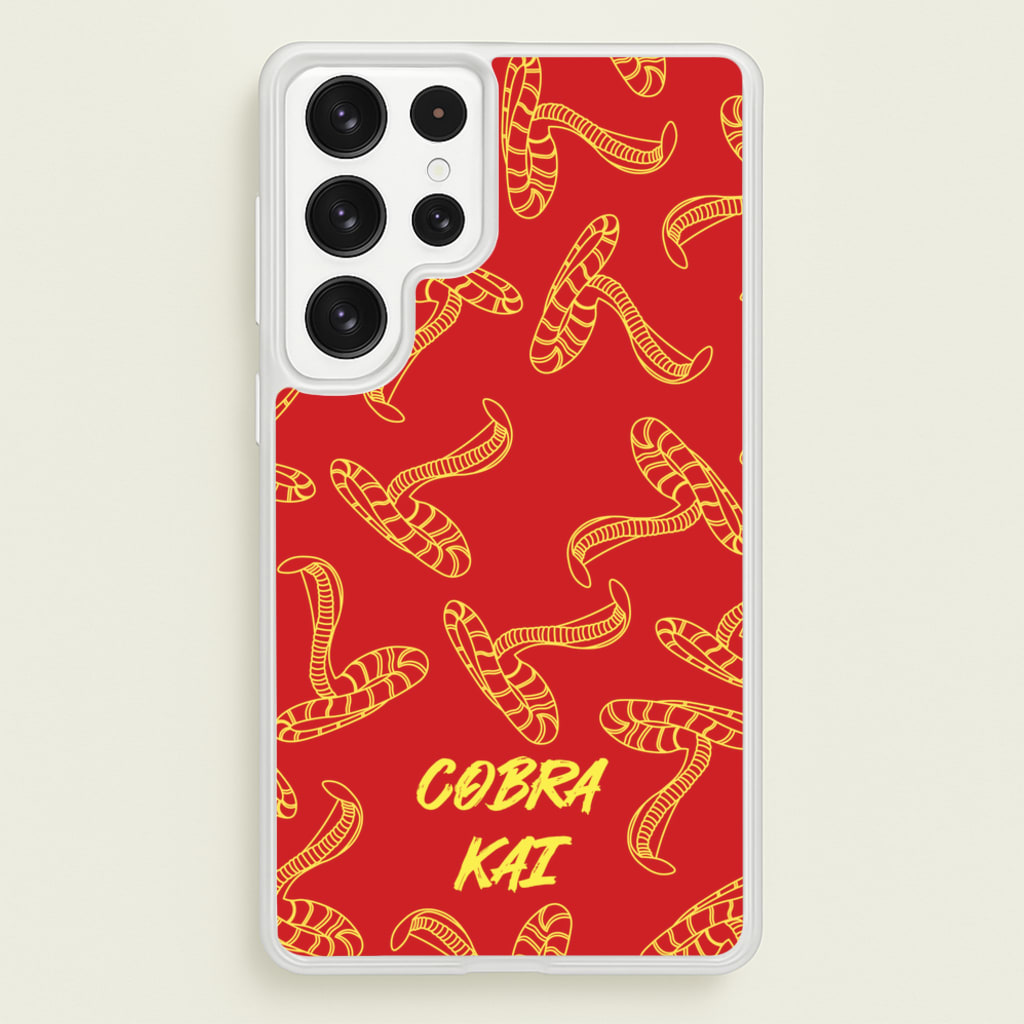 Snake Collage - Cobra Kai Phone Case for Galaxy S22 Ultra