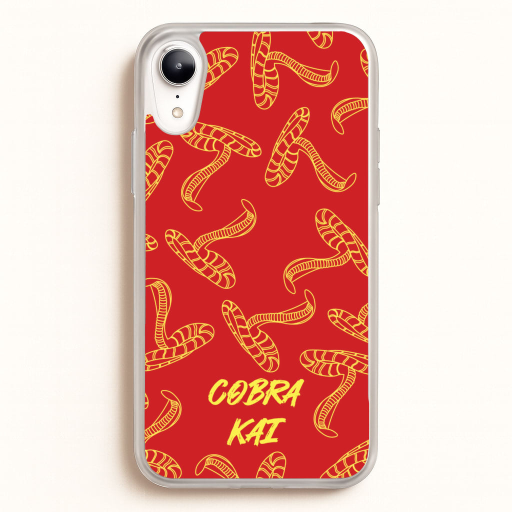 Snake Collage - Cobra Kai Phone Case for iPhone XR