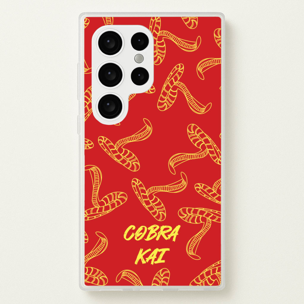 Snake Collage - Cobra Kai Phone Case for Galaxy S24 Ultra
