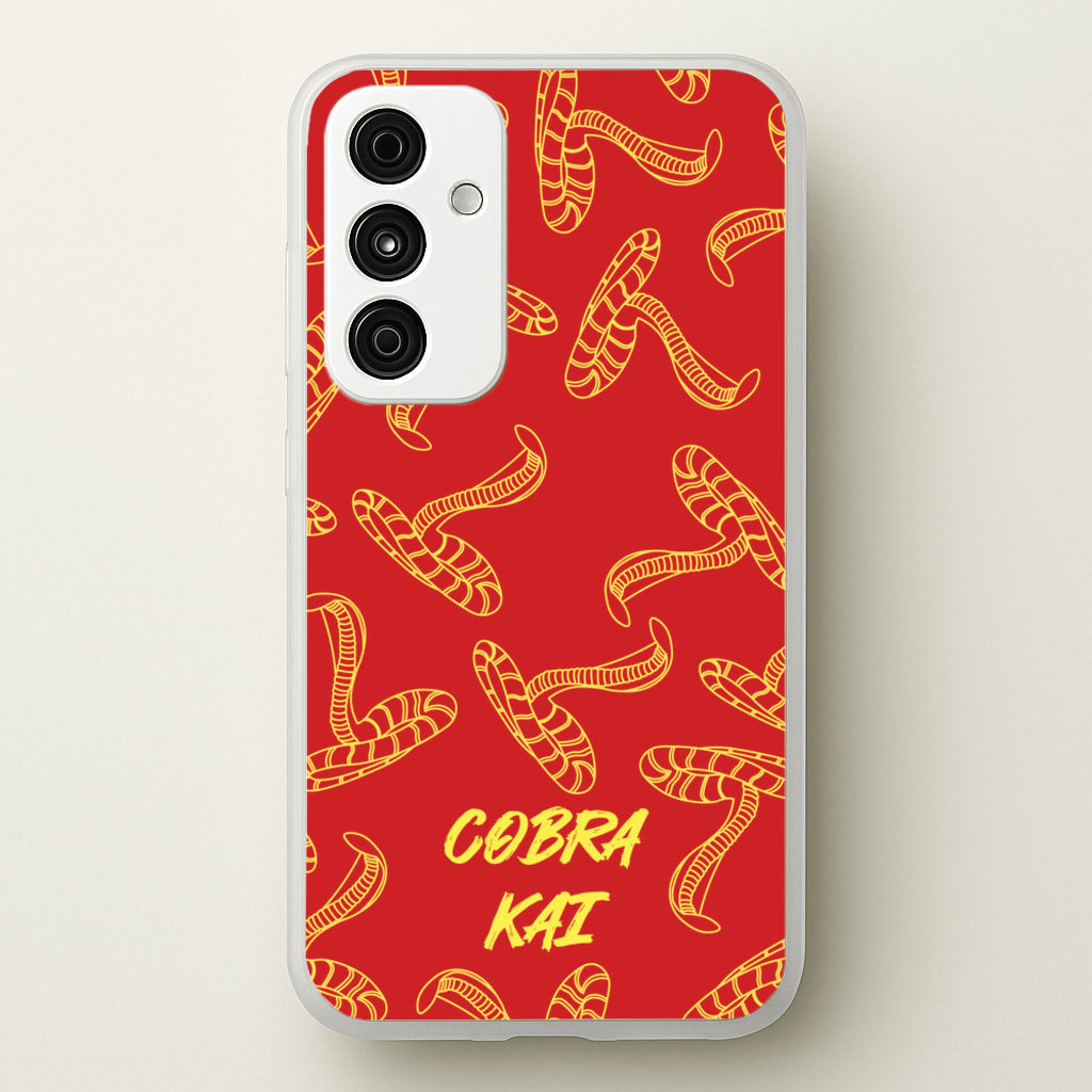 Snake Collage - Cobra Kai Phone Case for Galaxy A35