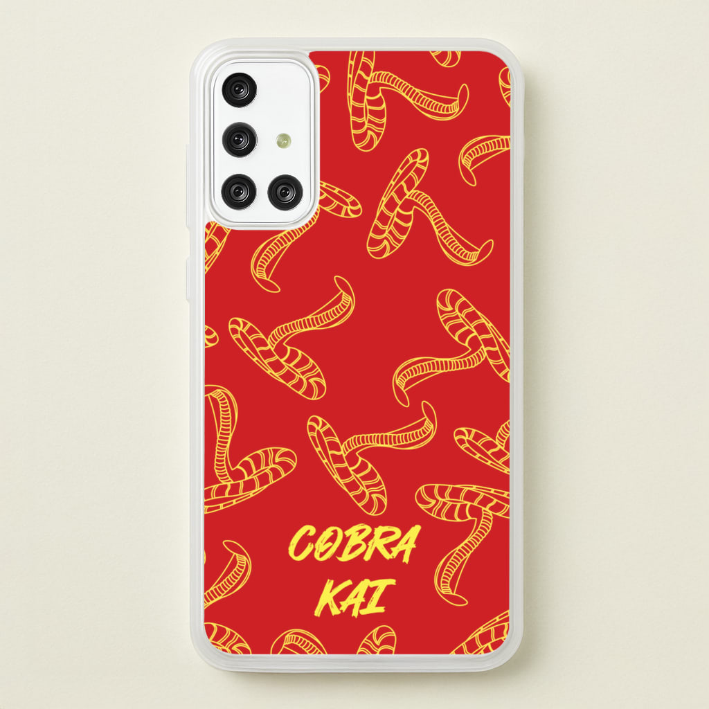 Snake Collage - Cobra Kai Phone Case for Galaxy A71