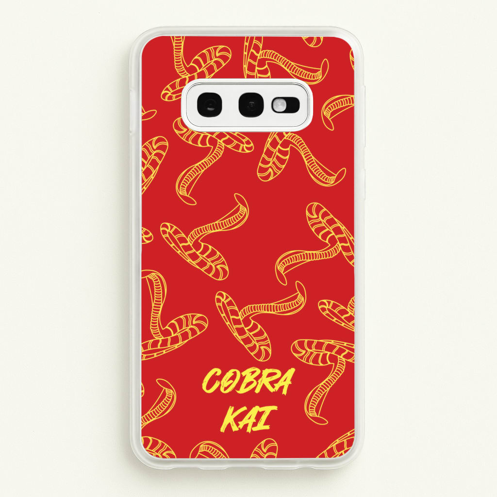 Snake Collage - Cobra Kai Phone Case for Galaxy S10e