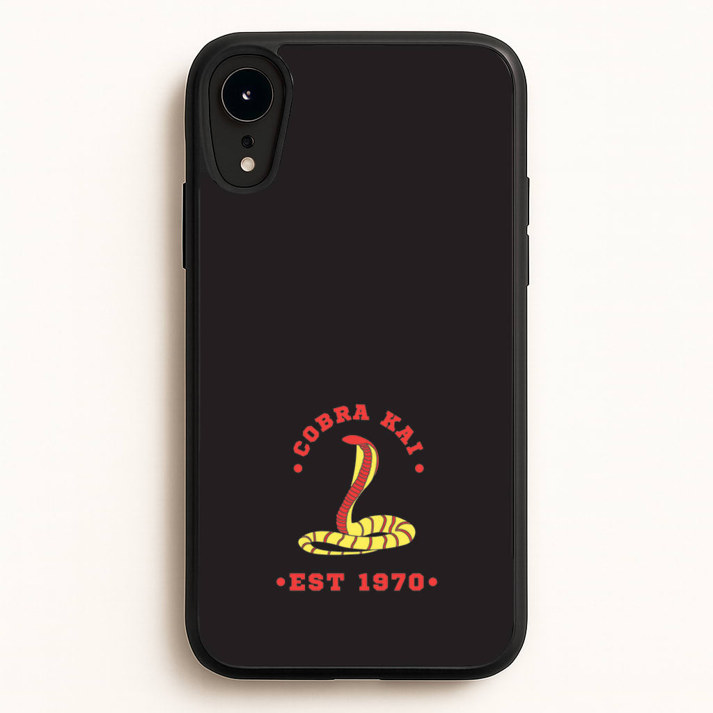 Snake Est 1970 - Cobra Kai Phone Case for iPhone XR