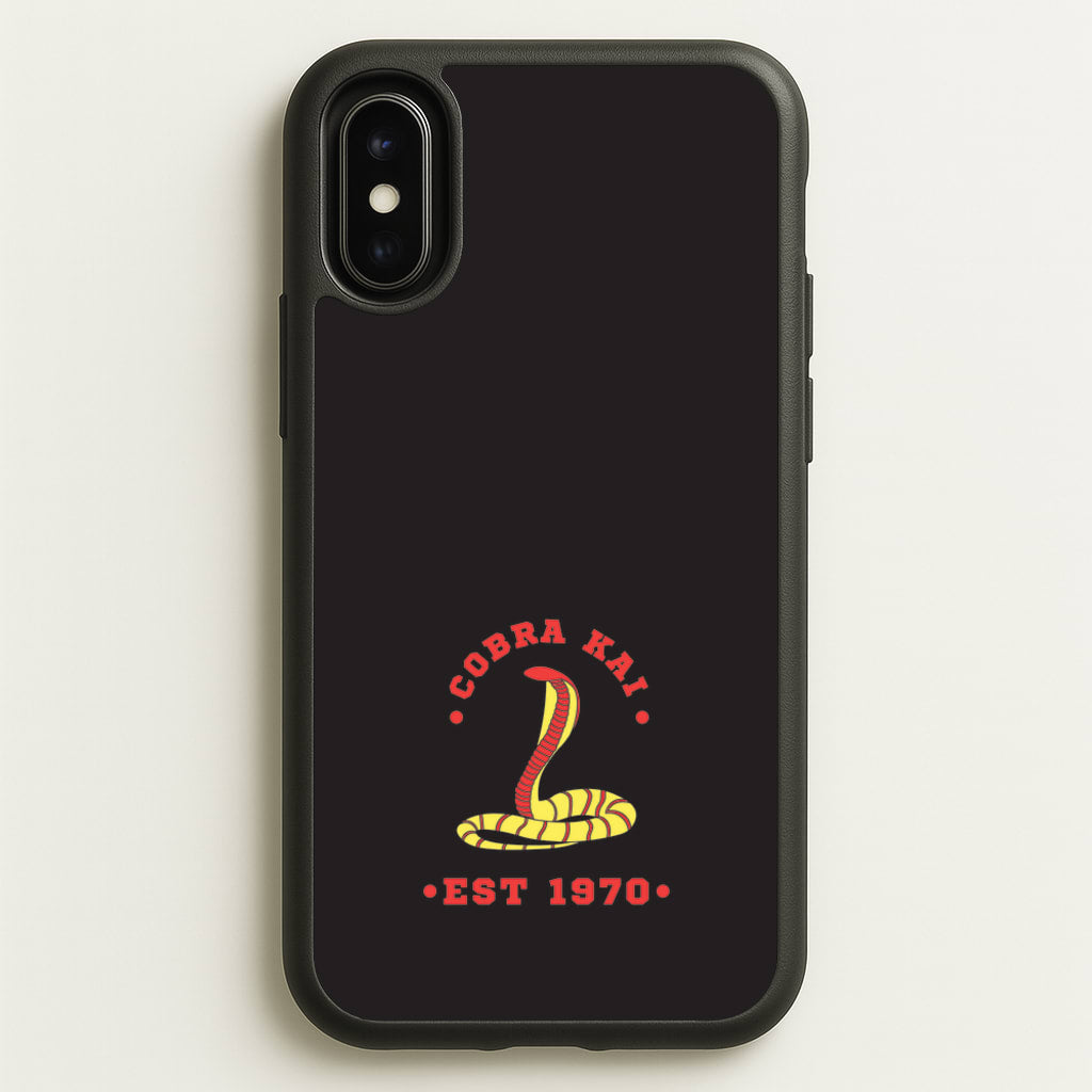 Snake Est 1970 - Cobra Kai Phone Case for iPhone X / XS